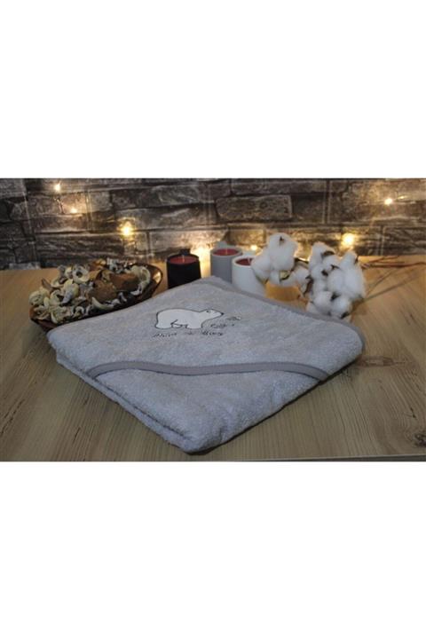 SAFİR HOME DEKORASYON Banyo Bebek Kundağı Gri