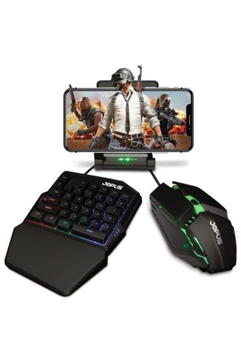 Jopus Sorcerer Gaming Set Klavye Ve Mouse Fare Seti Pubg Oyun Seti Konsol