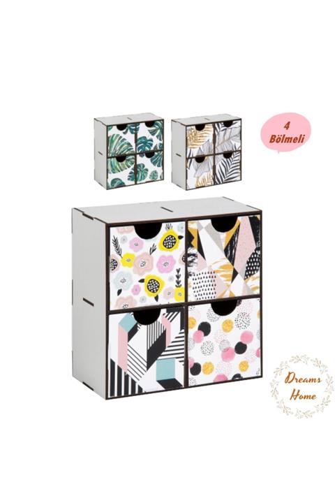 dream's home Ahşap Takı Makyaj Organizer