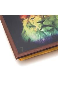 Yedi Home&Decor Keyif Tepsisi_lion (bilgisayar Ve Kahvaltı Tepsisi) Çok Amaçlı Kullanım