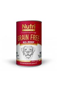 Nutri Canin Grain Free - Sığır Etli Konserve Köpek Maması 400 Gr