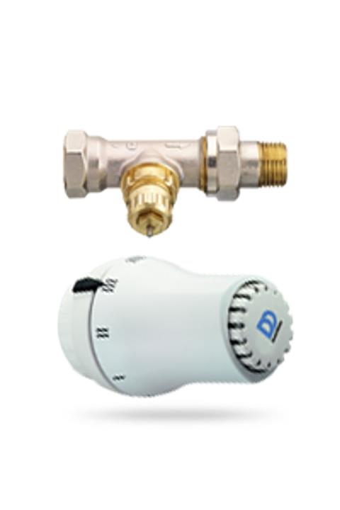 Demirdöküm 1/2 Köşe Termostatik Radyatör Vanası