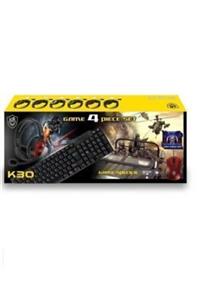 Görentech K30 Klavye+mouse+mouse Pad+kulaklık Oyun Seti