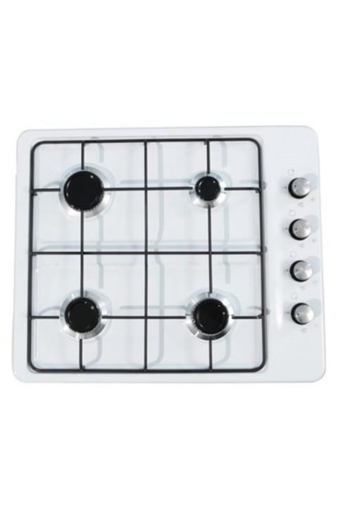 ERATO 4 Lü Set Üstü Doğalgazlı Ocak Beyaz Emaye