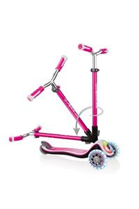 Globber Scooter/Elite Deluxefull Işıklı/Pembe /