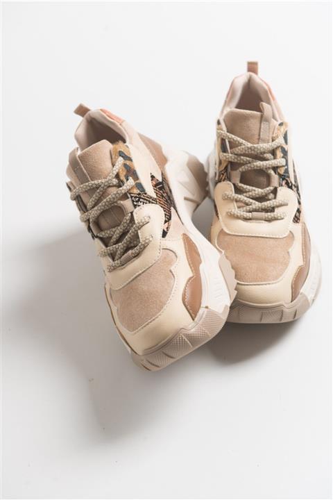 LuviShoes Kadın Vızon Multı  Spor Ayakkabı 65134