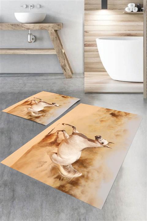 Dekomis Banyo Halısı Ikili Klozet Takımı Dot-tk-hp-704