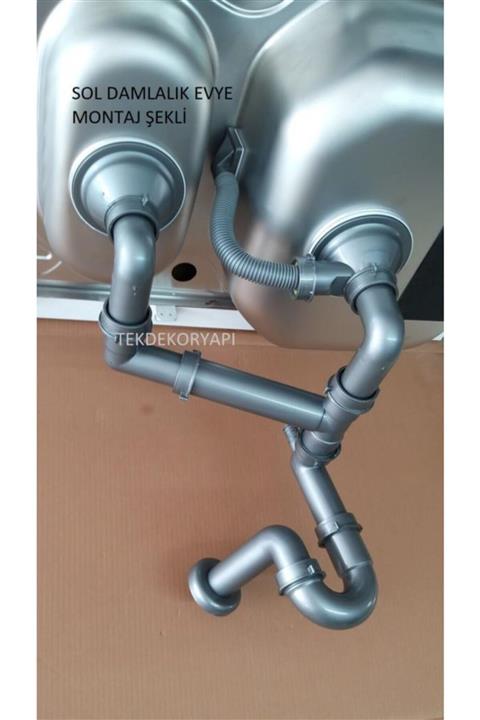 Dominox Blanco Ukinox 1,5 Göz Evye Sifon Takımı