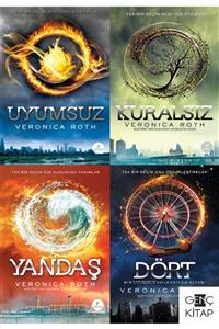 Artemis Yayınları Uyumsuz Serisi 4 Kitap Set Yandaş Kuralsız Dört Veronıca Roth