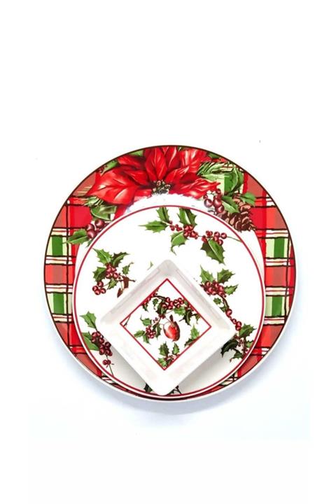 Miss Betty Stoneware Kış Serisi 16 Parça Pasta Takımı