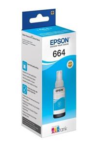 EPSON T6642 Ecotank L355 mavi orjinal Mürekkep Kartuşu C13t66424a 70ml.