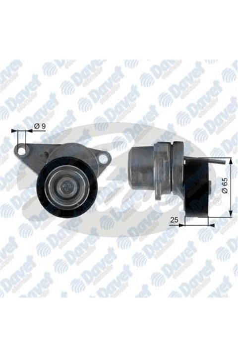 GATES Alternator Gergı Rulmanı Kutuklu P207 P307 C2 C3 1.4 1.6 2003