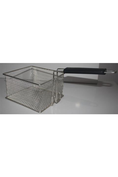 Paslanmaz Fritöz Sepeti 5 Litre-arkadan Asma Kancalı