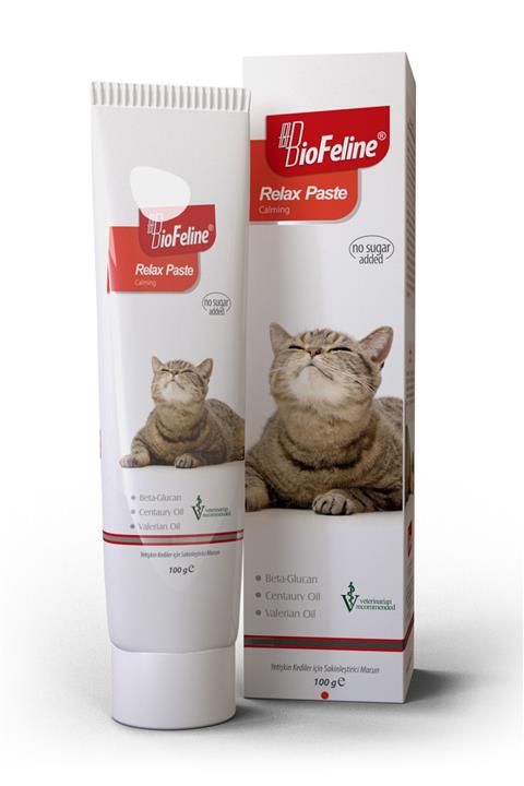 BioFeline Relax Paste 100 Gr. ( Kediler Için Sakinleştirici Macun )