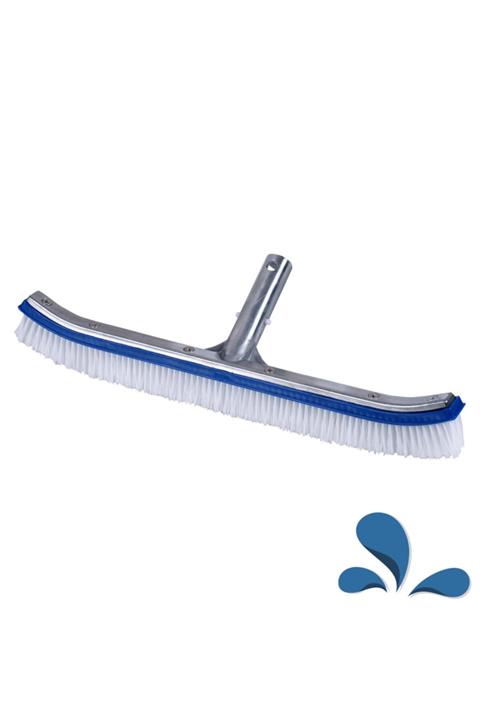 Pina Alüminyum Destekli Plastik Kıllı Kıvrık 46cm Havuz Duvar Fırçası