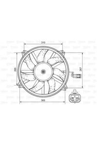 ÖZGÜÇYEDEK Fan Setı Peugeot 206 / 307 / 308 Cıtroen Xsara / Berlıngo / C5 / C8