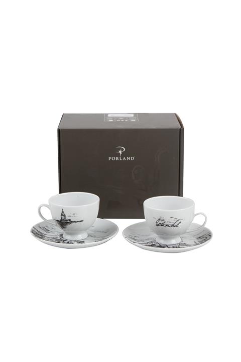Porland İstanbul Çay Fincan Takımı 4 Parça