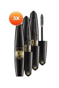 AVON True Colour Ultra Volume Lash Magnify Maskara Üçlü Set