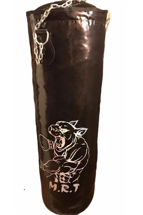 Evpark Boks Kum Torbası Dolu 100 Cm X 30 Cm Çap 90 Cm Zincirli Askı Aparatlı Çok Satan Boks Torbası Siyah
