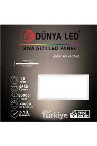 DÜNYA LED Hs.205/2 54w Sıva Altı 30x120 Led Panel 4000k Ilık Beyaz Işık