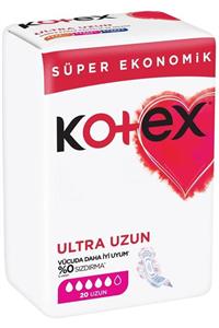 Kotex Ultra Ped Süper Ekonomik Uzun 20'li