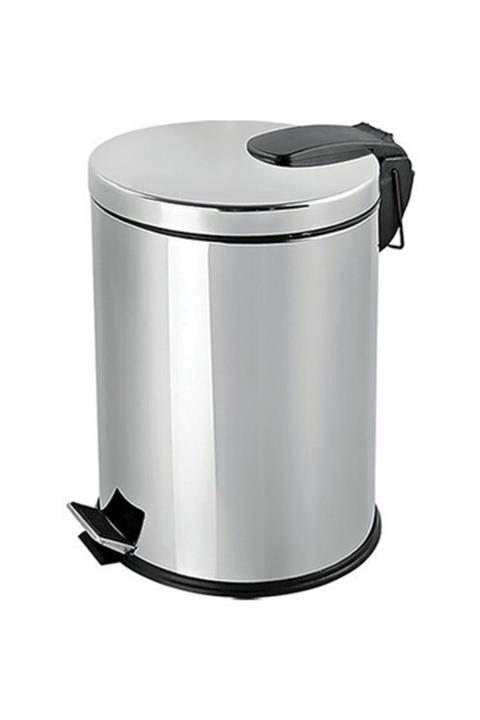 SistemTemizlik 20 Lt Paslanmaz Pedallı Çöp Kovası (430 Kalite)