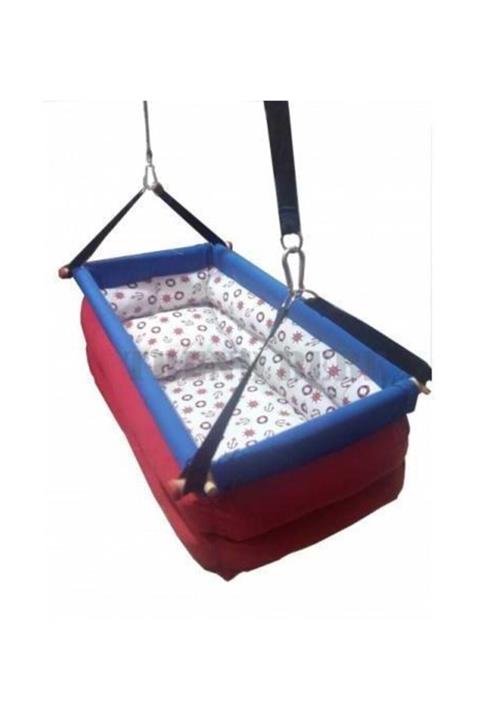 TREND Kırmızı Bebe Yaylı Beşik Hamak Salıncak