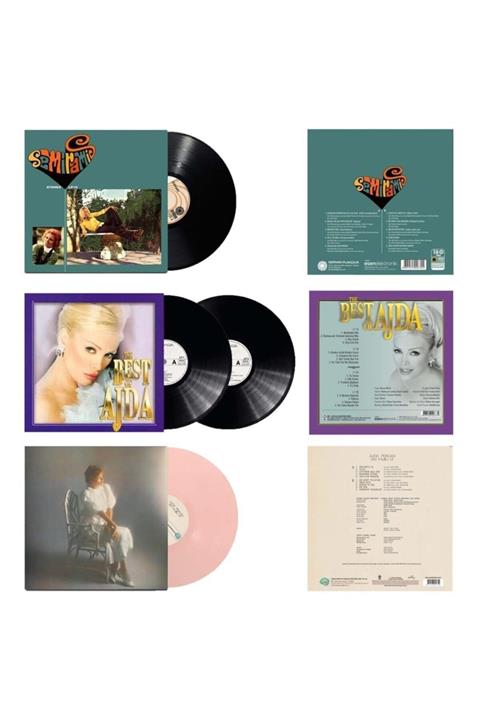 Kervan Müzik Ajda Pekkan Semiramis Pekkan 3 Plak Özel Set