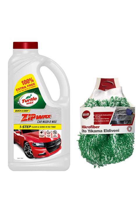 Turtle Wax Zip Wax Cilalı Oto Yıkama Şampuanı 60 Yıkama 1 l Gojo Yıkama Eldiveni