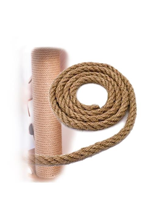 Patihomes Kedi Tırmalama Ipi Jüt Halat Keten Ip 6mm X10mt.