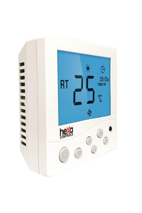 Hexa Controls Fan Coil 2 Ve 4 Borulu Sistem Fan Coil Termostatı - Rt226-r4-b