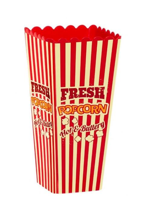 Herevin Kırmısı Patlamış Mısır Kutusu