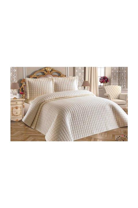 Armes Hayal Çift Kişilik Yatak Örtüsü Cappuccino