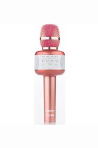 Doppler Ktv250 Pembe Bluetooth Karaoke Mikrofon-ışık&süngerhediye