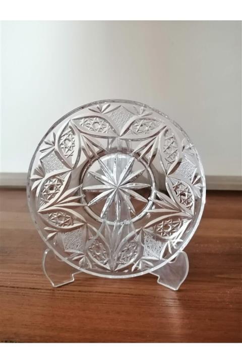 PAŞABAHÇE DENİZLİ CAM Paşabahçe Kristal Alev Desen 6'lı Butik Çay Tabağı Set