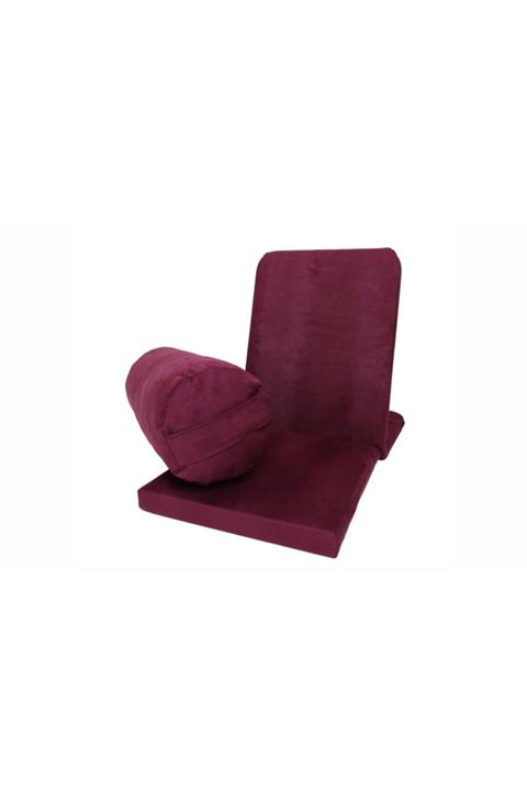 Zunkla Mor Meditasyon Sandalyesi ve Minderi
