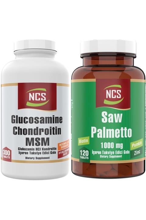 NCS Glucosamine Chondroitin Msm Hyaluronic Acid 300tablet Saw Palmetto 120 Tablet