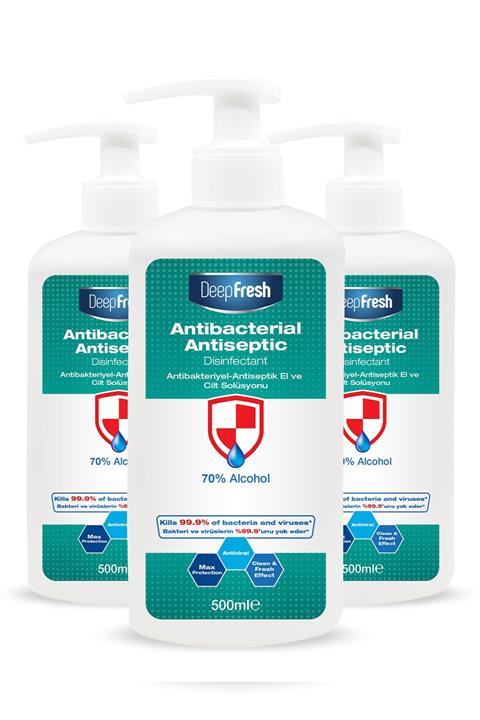 Deep Fresh Antiseptik-antibakteriyel Dezenfektan 3 X 500 Ml