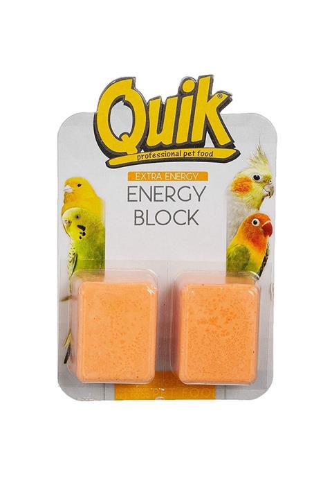 Quik Muhabbet Kuşları Için Enerji Bloğu Portakallı 2'li