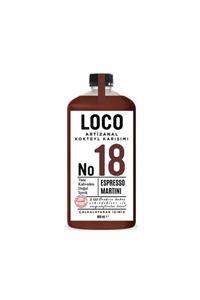 LOCO NO 18 ESPRESSO MARTINI ARTİZANAL ALKOLSÜZ KOKTEYL KARIŞIMI TAZE SIKMA KOKTEYL MİX