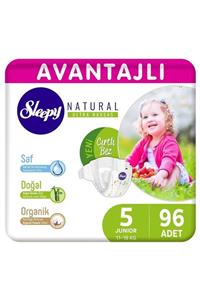 Sleepy Natural Avantajlı Bebek Bezi 5 Numara Junior 96 Adet