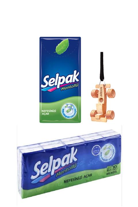 Selpak Mentollü Mendil 10 Adet Formula Anahtarlık