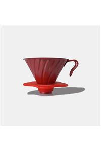 theferruat Kırmızı Metal V60 Dripper 02