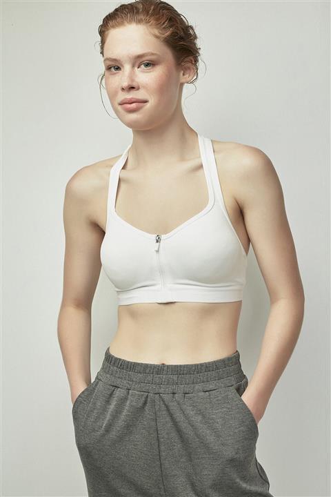 Penti Beyaz Push Up Spor Sütyeni