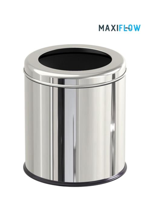Maxiflow Paslanmaz Çelik Ss430 Çemberli Çöp Kovası 16 Litre