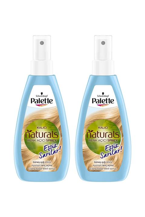 PALETTE NATURAL COLORS Kalıcı Doğal Renkler Renk Açıcı Sprey X 2 Adet