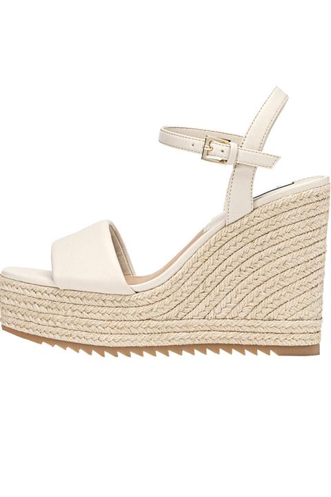 Stradivarius Kadın Ekru Dolgu Topuklu Espadril