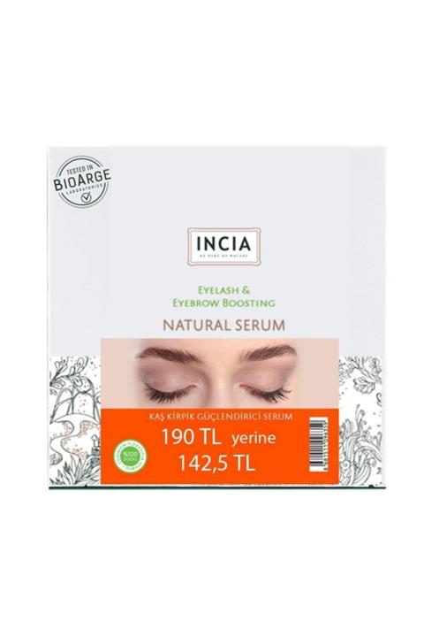 Incia Kaş Ve Kirpik Güçlendirici Doğal Serum 10 Ml X 2 Adet
