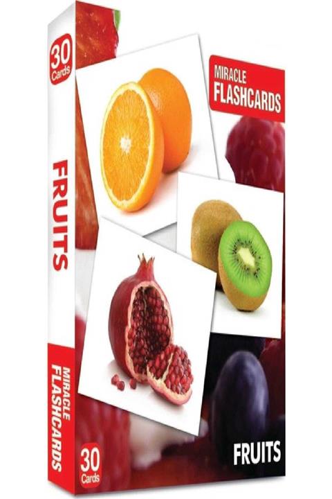 MK Publications Miracle Flashcards-fruits