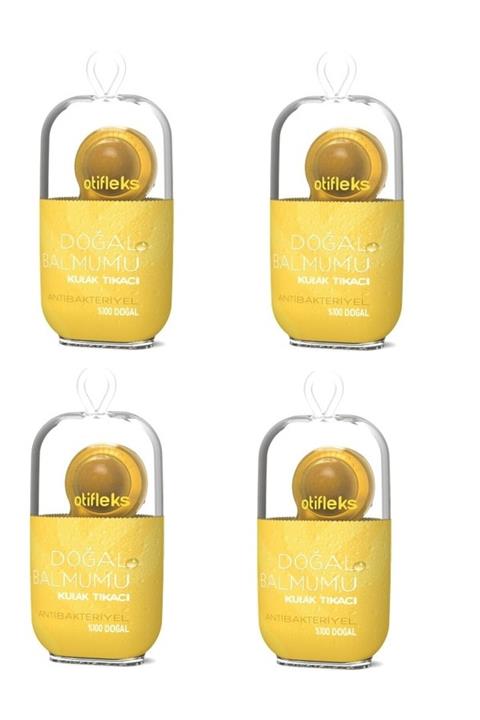 OTİFLEKS 2'li X4 Adet Anti-bakteriyel Doğal Balmumu Kulak Tıkacı